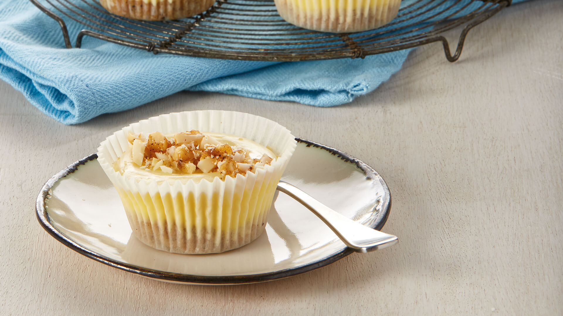 lemon and wattleseed cheesecake | Bulla Foodservice