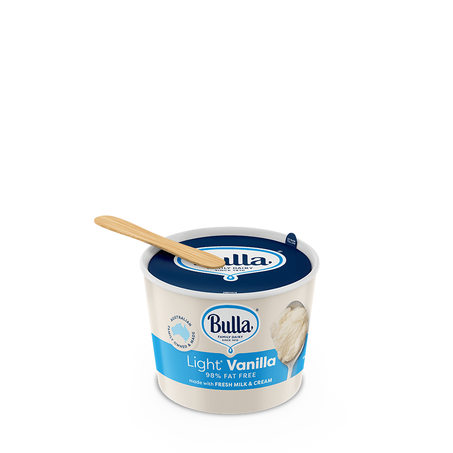 Bulla Ice Cream Cups Light Vanilla 100mL