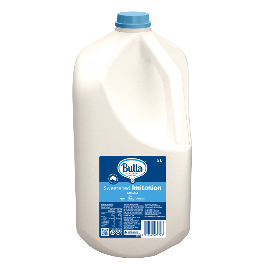 Bulla Sweetened Imitation Cream 5L