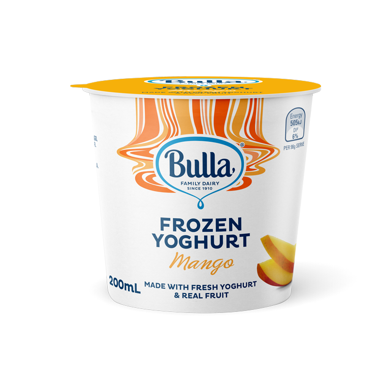 Bulla Frozen Yoghurt Cup Mango 200mL